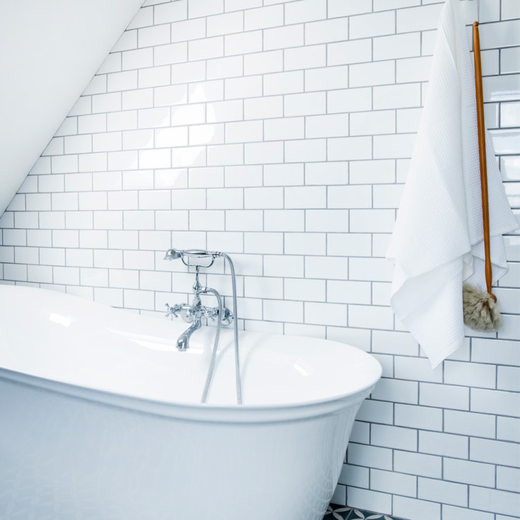 Damixa Tradition kararmatur med brusesæt, krom