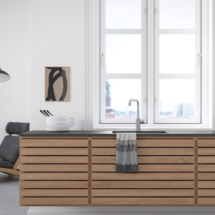 Damixa Silhouet köksblandare, tenn