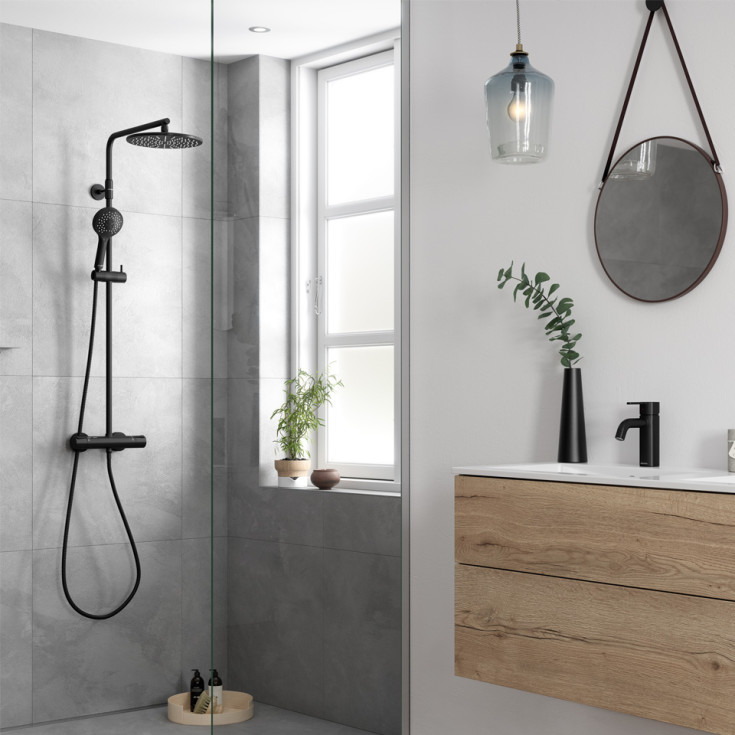 Damixa Silhouet hÄndvaskarmatur, mat sort