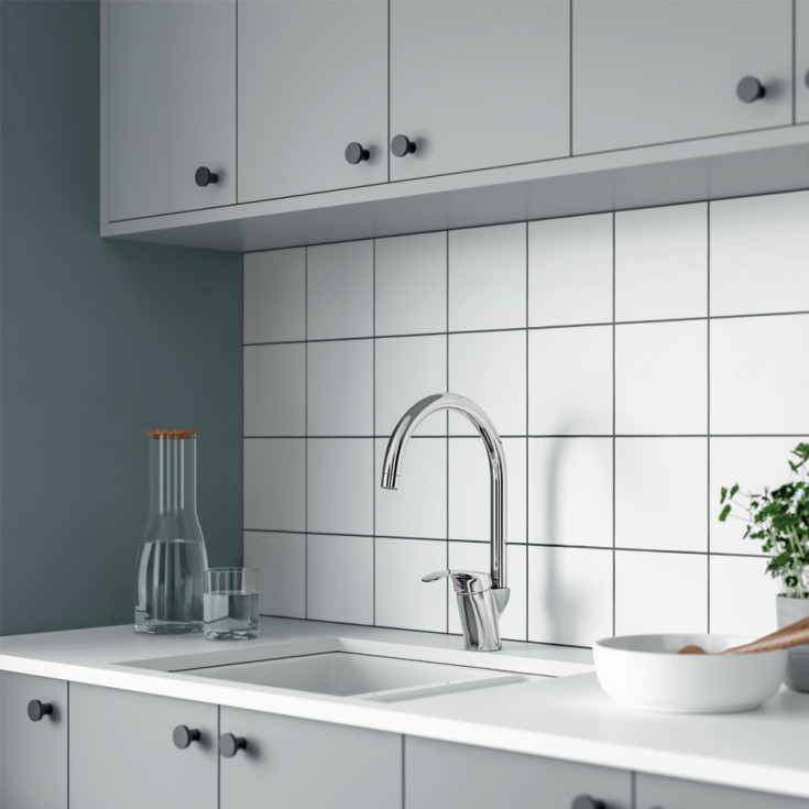 Damixa Space køkkenarmatur, krom