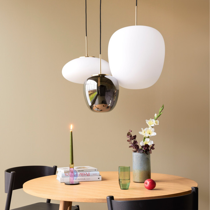 Hübsch Reflect pendellampe, Ø25 cm