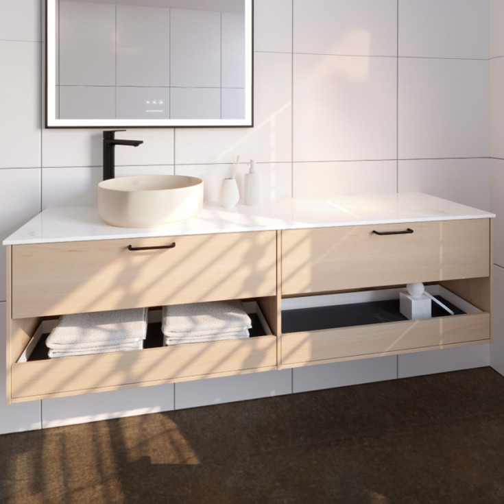 Svedbergs S2 håndtak, cc 128 mm, sort