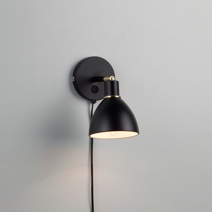 Nordlux Ray væglampe, sort