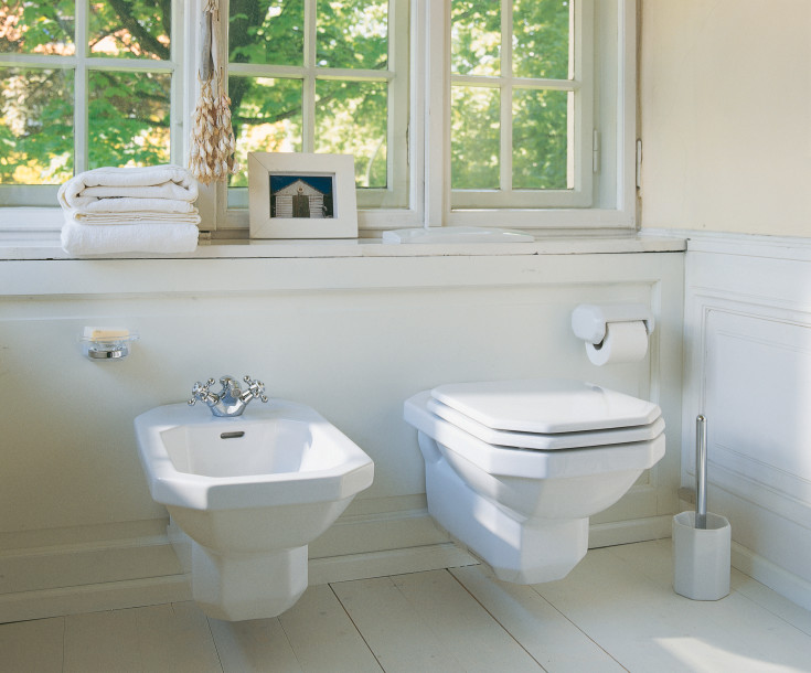 Duravit 1930 toalettsits, soft close, vit