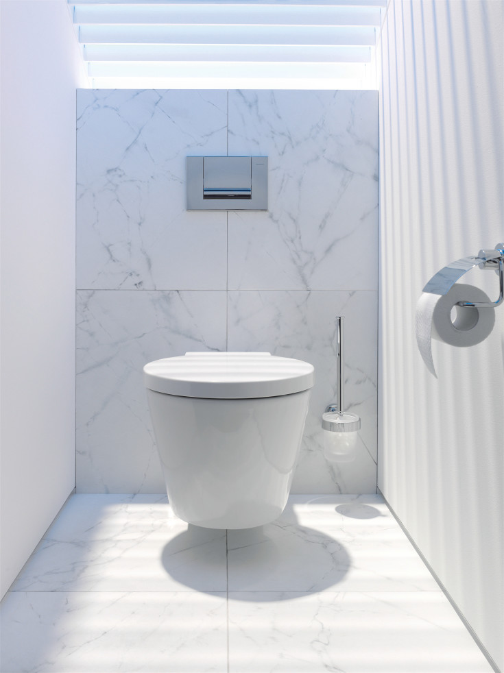 Duravit Starck 1 toiletbræt, soft close, aftagelig, hvid