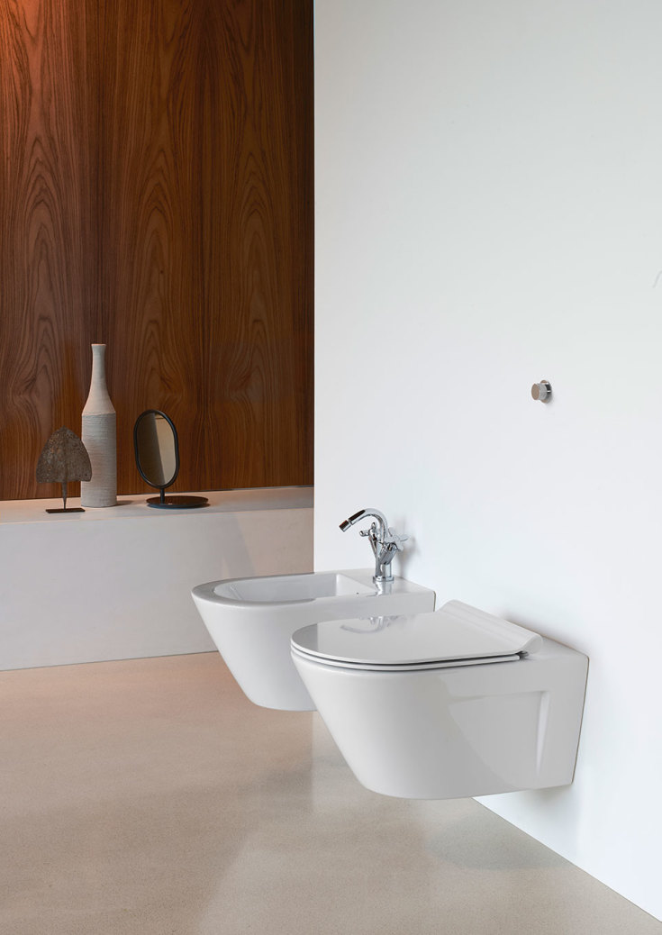 GSI Pura toalettsits, soft close, snabbfäste, vit