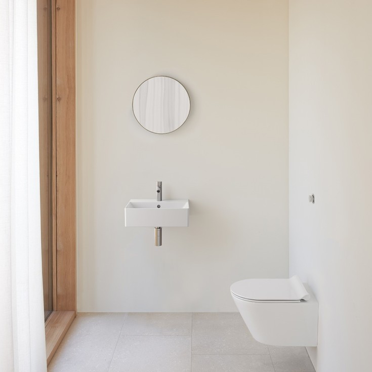 GSI Kube X tvättställ, 45x35 cm, vit