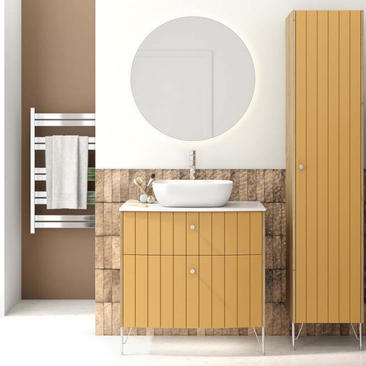 Dansani Viti handdukstork, eluppvärmd, 53x90 cm, krom