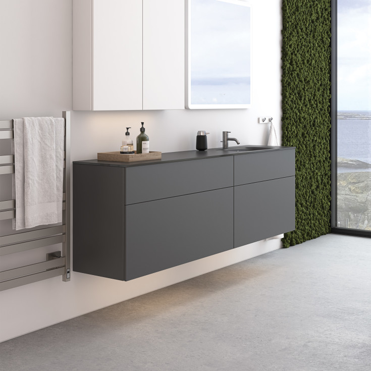 Dansani Viti handdukstork, eluppvärmd, 53x90 cm, krom