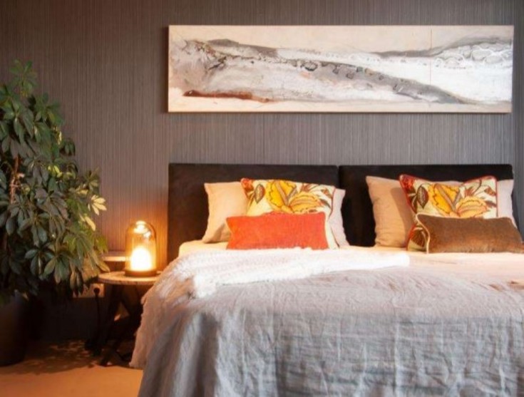 Pille Single LT Bordlampe røkt glass. 14W, skyv/dimbar dimbar