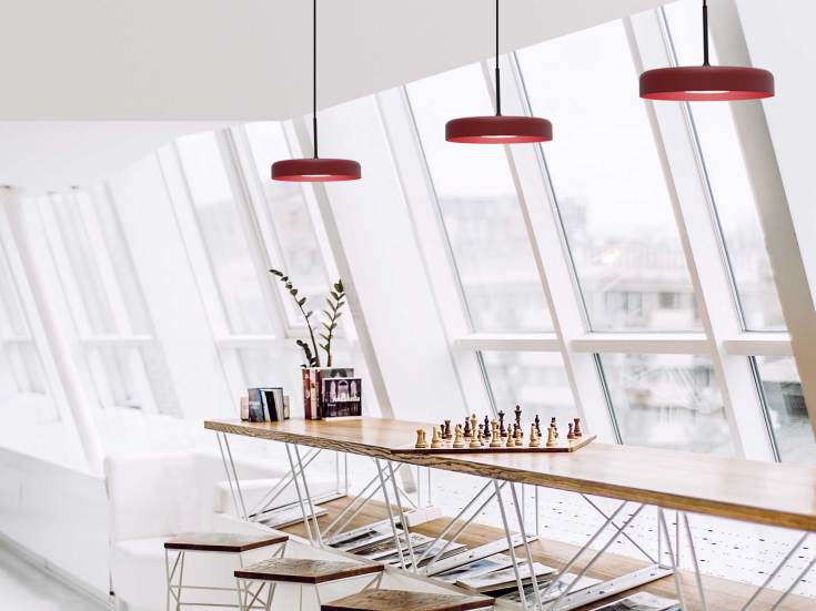 Sven PD Pendel merlot 15W Ø280mm 2700K/3000K Driver ikke dimbar