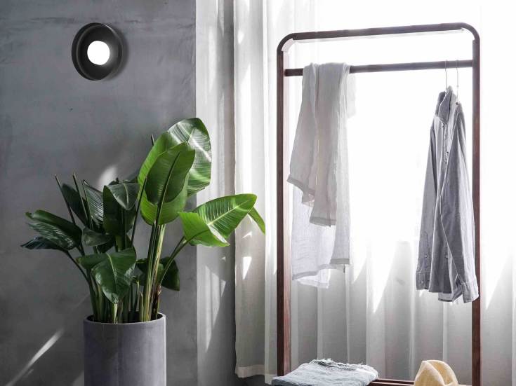 Sven SD Vägg-/taklampa svart 12W LED Ø280 mm, 2700K/3000K
