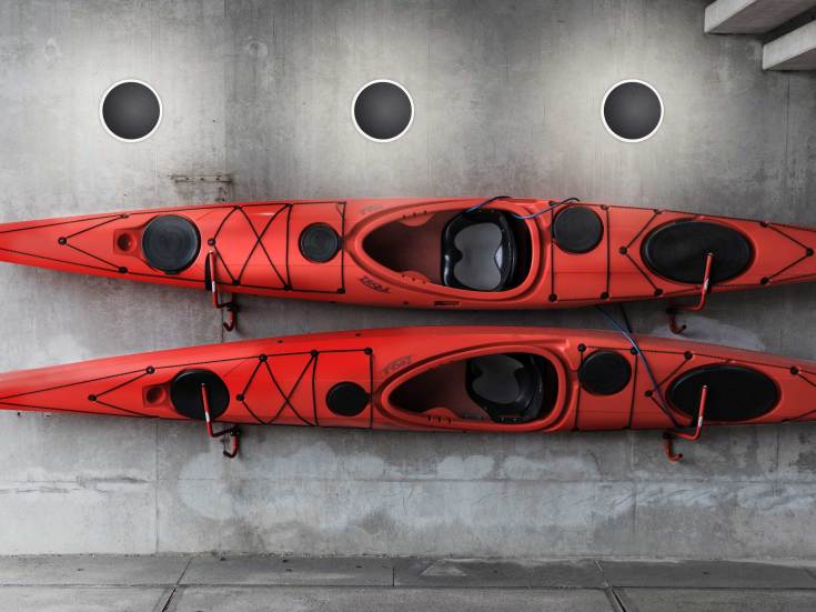 Pegato W Utendørs vegglampe terra IP54 Ø200 mm 3000K 6W