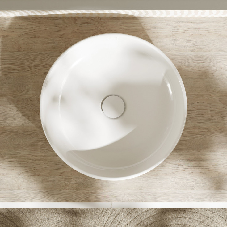 Hansgrohe Xuniva S tvättställ, Ø40 cm, vit