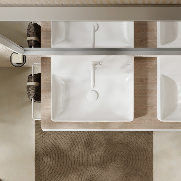 Hansgrohe Xelu Q håndvask, 60x48 cm, hvid