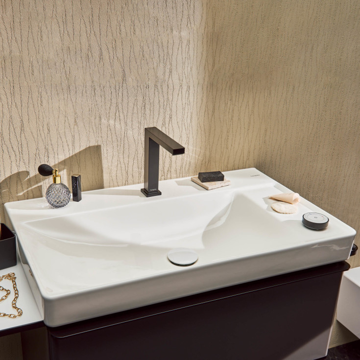 Hansgrohe Xelu Q håndvask, 80x48 cm, højre, hvid