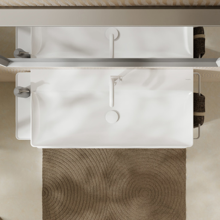 Hansgrohe Xelu Q håndvask, 100x48 cm, hvid