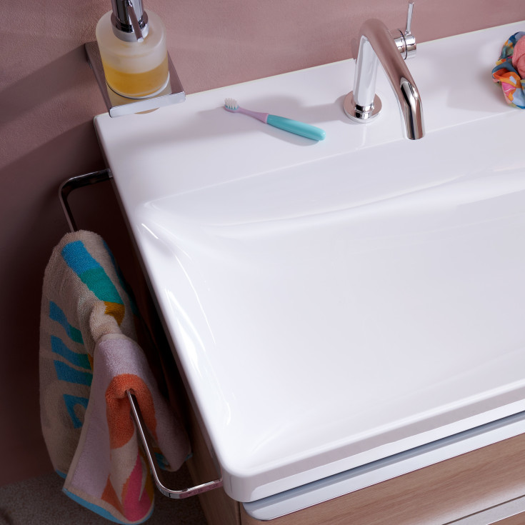 Hansgrohe Xelu Q håndvask, 120x48 cm, hvid