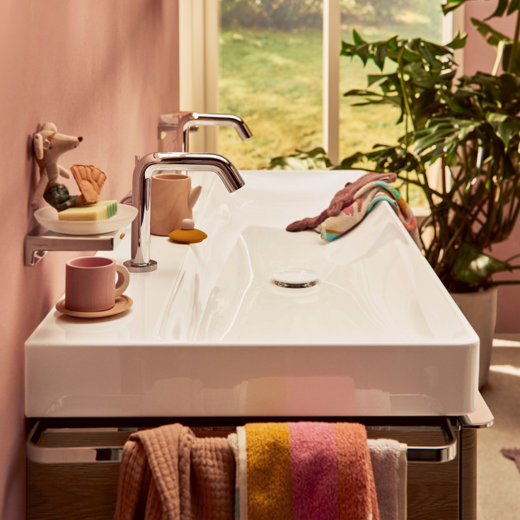 Hansgrohe Xelu Q håndvask, 120x48 cm, hvid