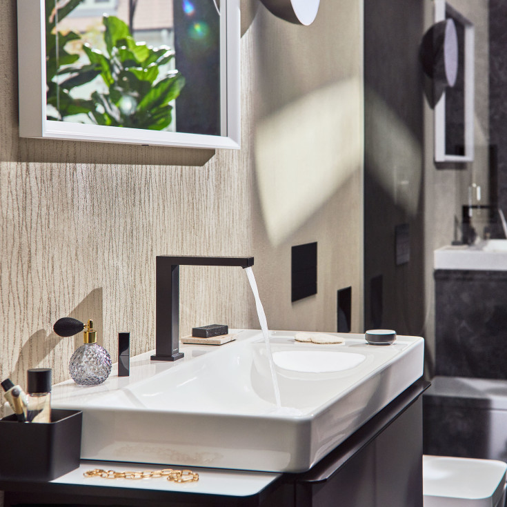 Hansgrohe Xelu Q håndvask, 80x48 cm, højre, hvid