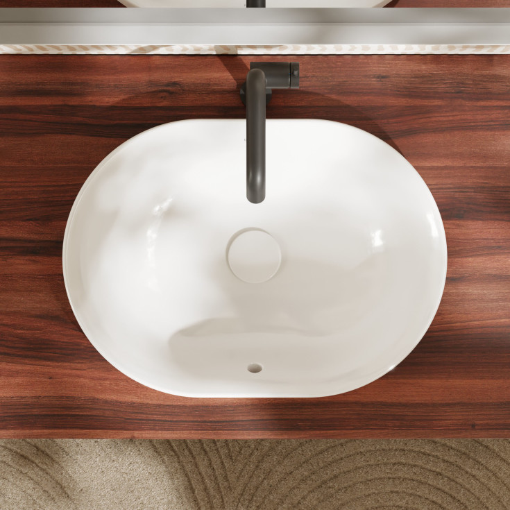 Hansgrohe Xuniva U tvättställ, 55x40 cm, vit