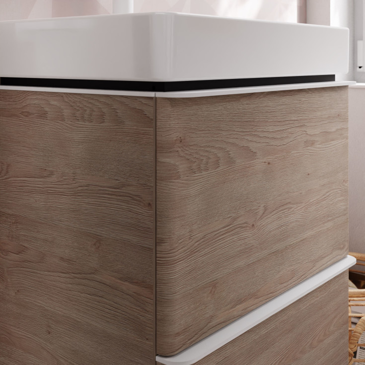 Hansgrohe Xelu Q underskab, 48x49,5 cm, eg