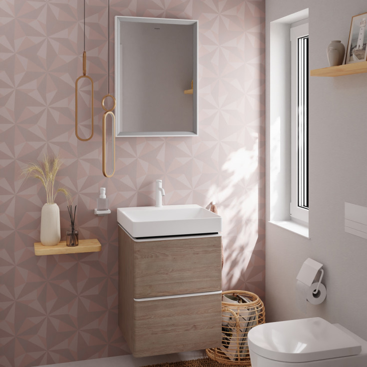 Hansgrohe Xelu Q underskab, 48x49,5 cm, eg