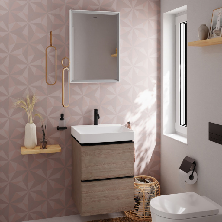 Hansgrohe Xelu Q underskab, 48x49,5 cm, eg