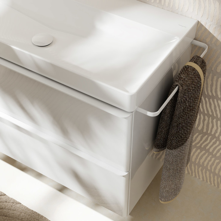 Hansgrohe Xelu Q underskab, 78x49,5 cm, hvid højglans