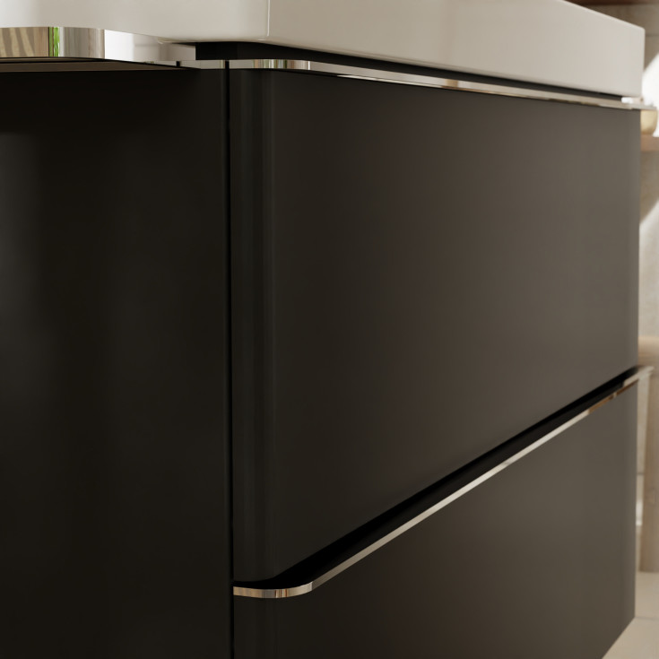 Hansgrohe Xelu Q underskab, 78x49,5 cm, mat grå