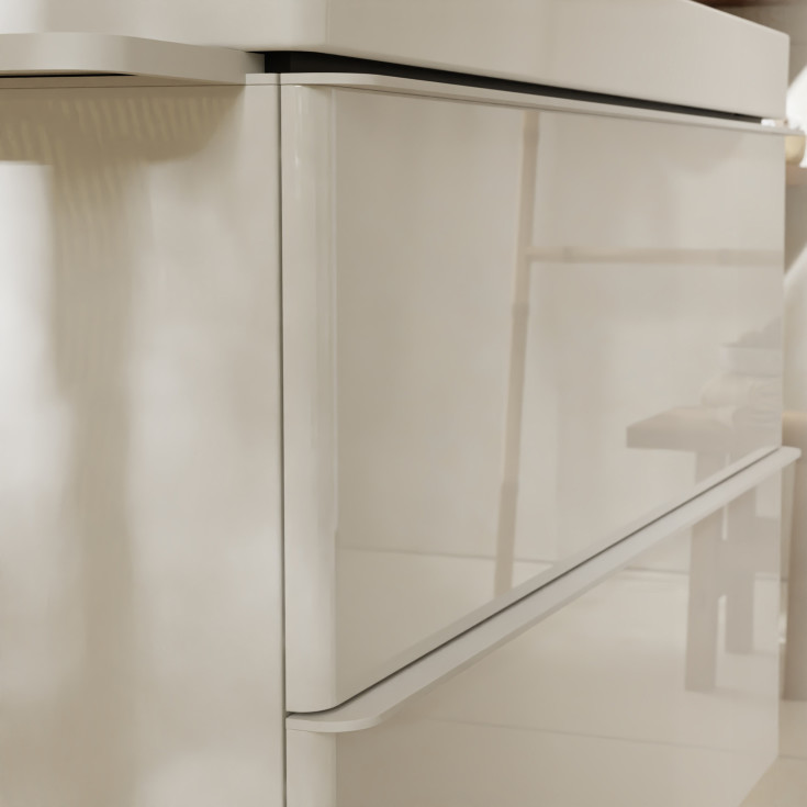 Hansgrohe Xelu Q underskab, 98x49,5 cm, hvid højglans