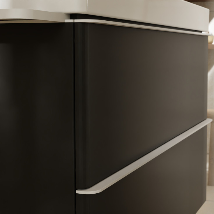 Hansgrohe Xelu Q underskab, 98x49,5 cm, mat grå