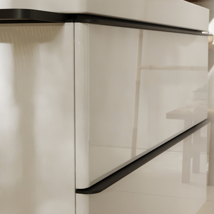 Hansgrohe Xelu Q underskab, 118x49,5 cm, hvid højglans