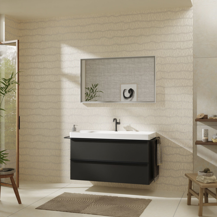 Hansgrohe Xelu Q underskab, 118x49,5 cm, mat grå