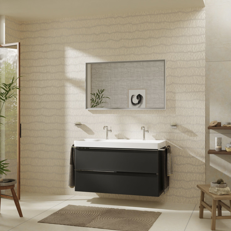 Hansgrohe Xelu Q underskab, 118x49,5 cm, mat grå