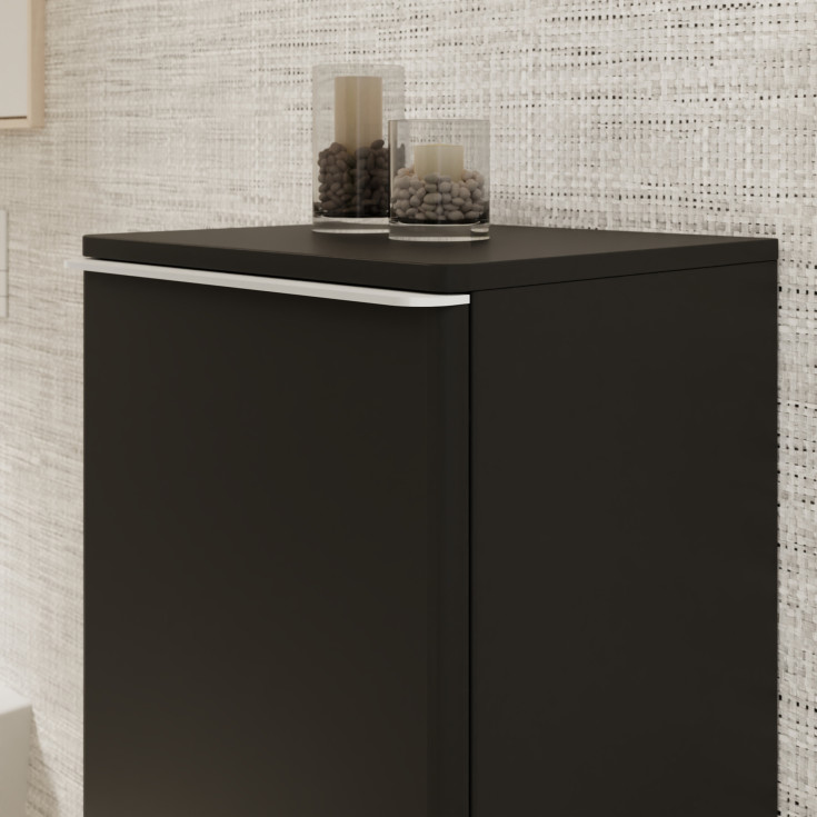 Hansgrohe Xelu Q vægskab 40x35 cm, venstre, mat grå