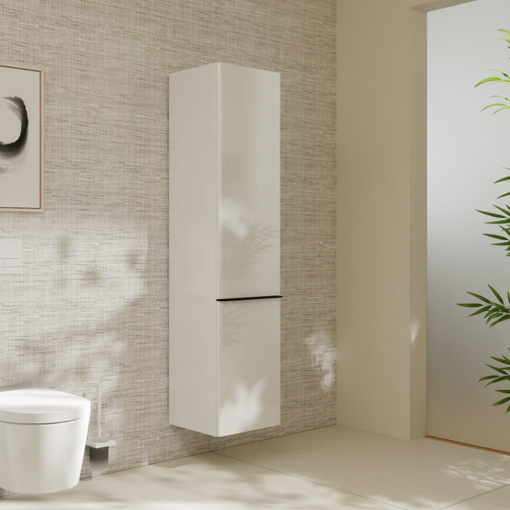 Hansgrohe Xelu Q højskab, 40x165,5 cm, venstre, mat sort