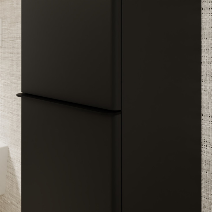 Hansgrohe Xelu Q højskab, 40x165,5 cm, højre, mat grå