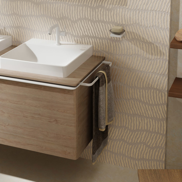 Hansgrohe Xelu Q håndklædeholder til underskab, 43 cm, mat hvid