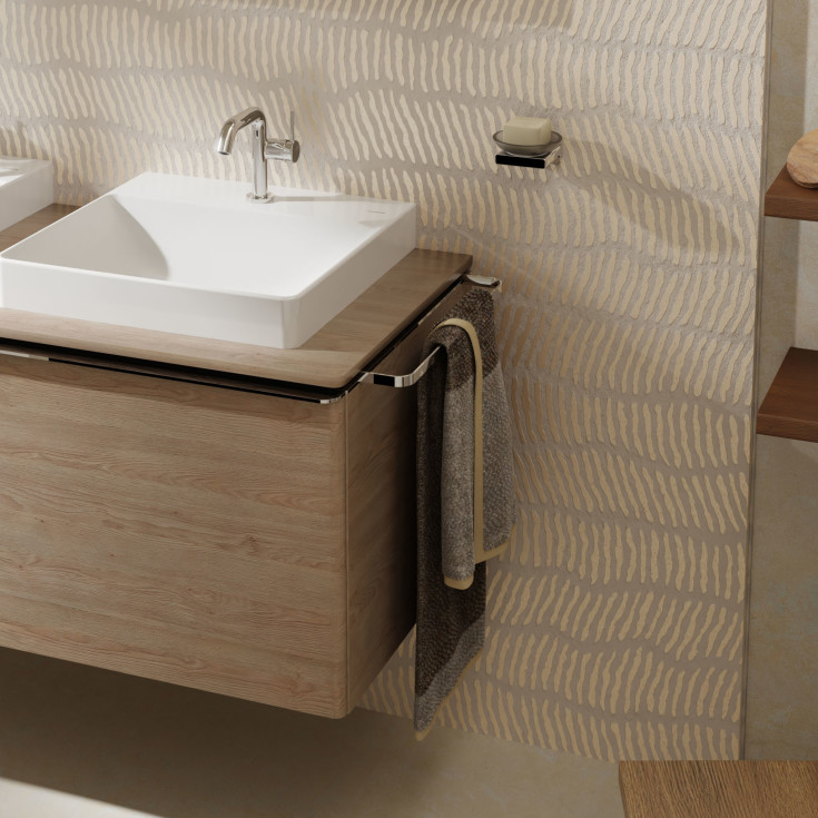 Hansgrohe Xelu Q håndklædeholder til underskab, 43 cm, krom