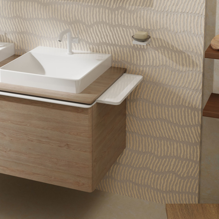 Hansgrohe Xelu Q hylde til underskab, 43x14 cm, mat hvid