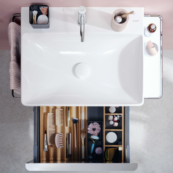 Hansgrohe IntraStoris skuffeindsats, 14x34 cm, eg