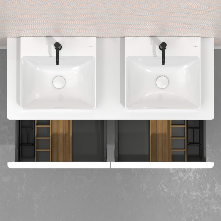 Hansgrohe IntraStoris lådinsats, 34 cm, ek