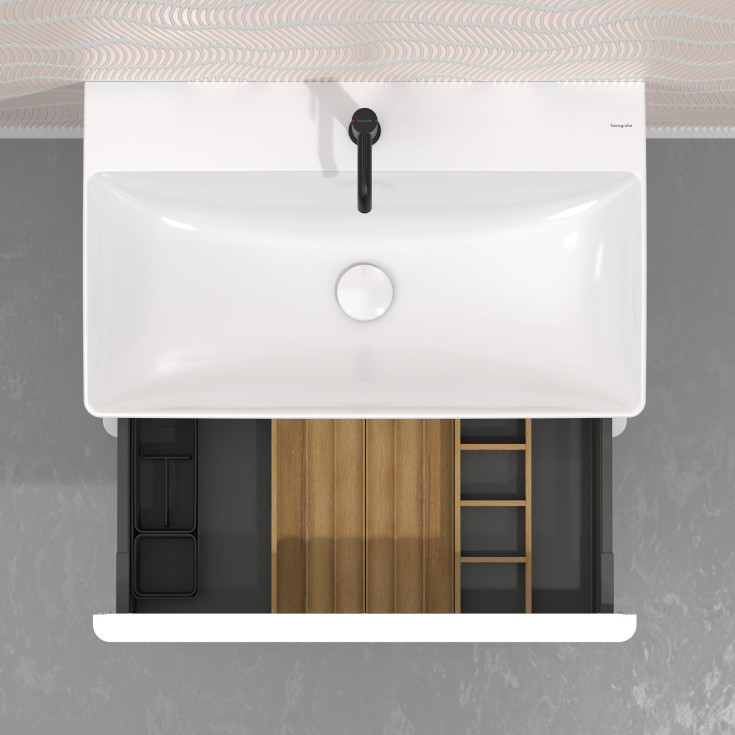 Hansgrohe IntraStoris lådinsats, 34 cm, ek