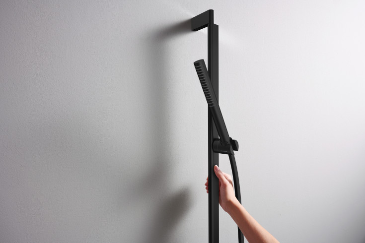 Hansgrohe Pulsify S 100 brusesæt, vandbesparende,  mat sort