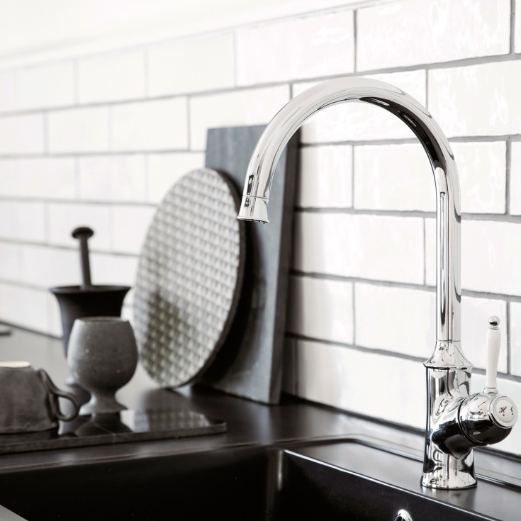 Damixa Tradition kjøkkenarmatur, krom