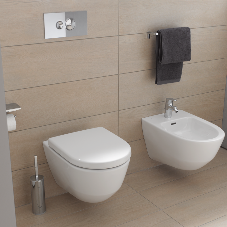 Laufen Pro toiletbræt, soft close, aftagelig, hvid
