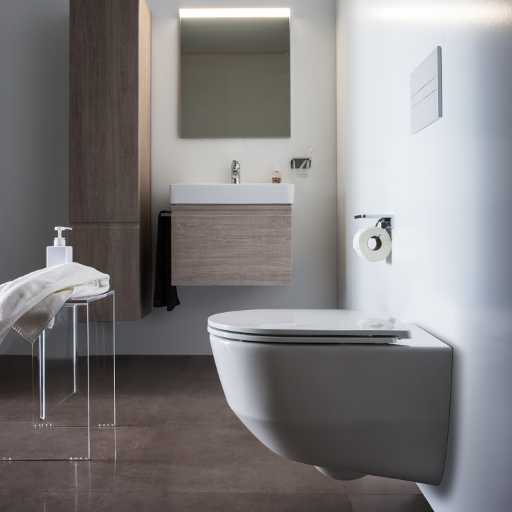Laufen Pro Slim toiletbræt, soft close, aftagelig, hvid