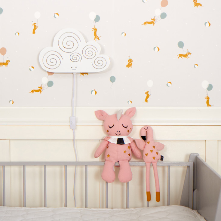 Roommate Sky vegglampe, hvit