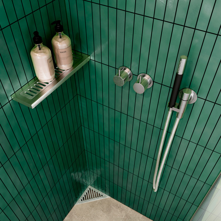 Unidrain Column såpeskål, rustfritt stål